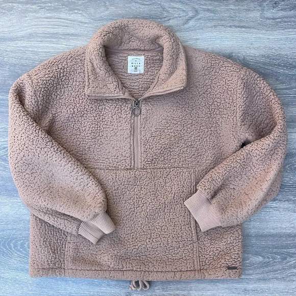 Billabong Time Off Sherpa Jacket, dusty pink - Picture 1 of 8